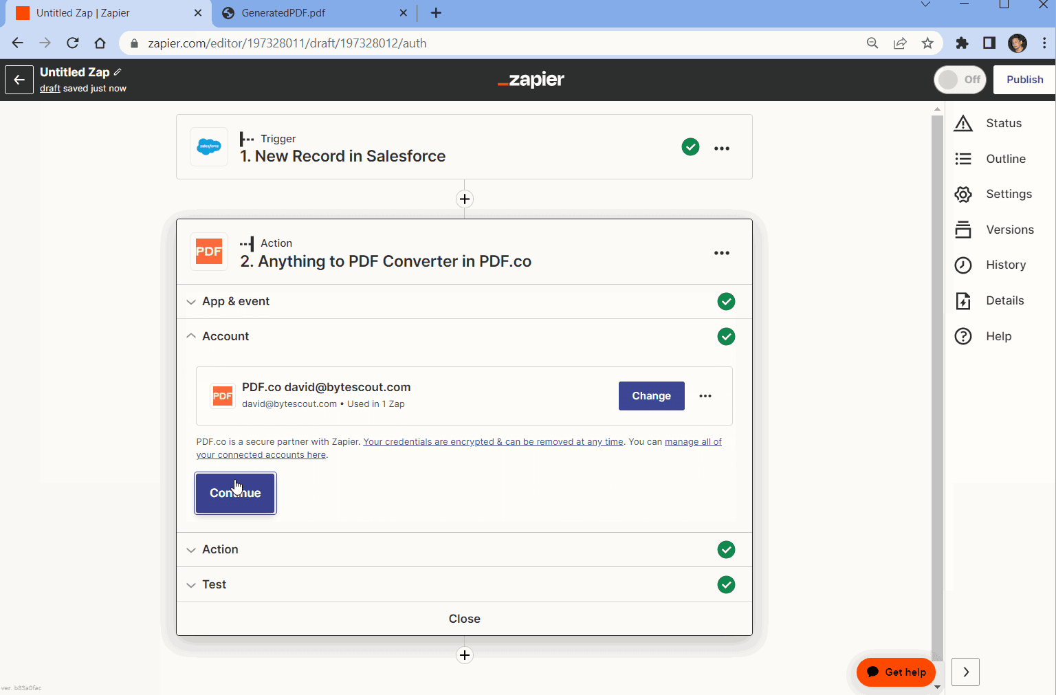 Generate PDF Report Based on Salesforce Data