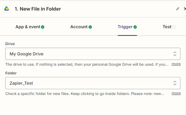 Setup Google Drive Configuration