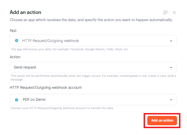Add an Action Button