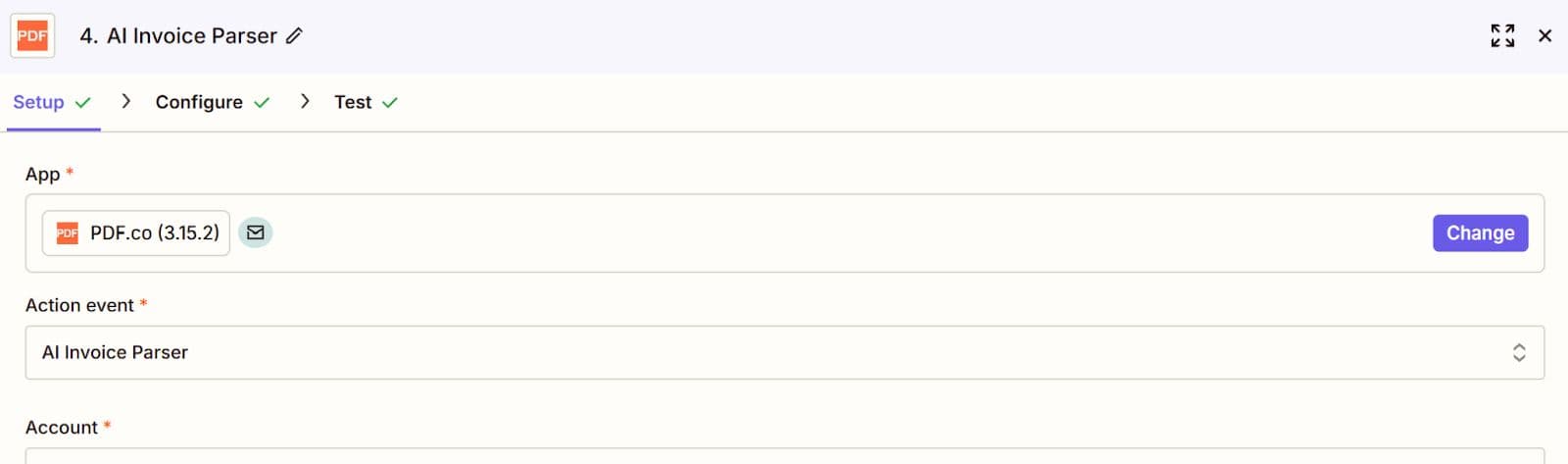 Add PDF.co AI Invoice Parser