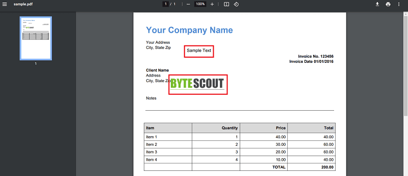 Step 18 – Edited PDF Result