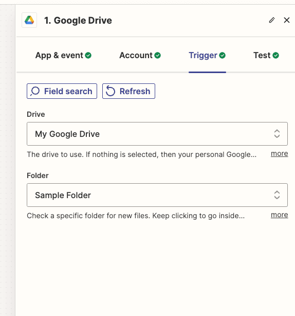 Choose Google Drive