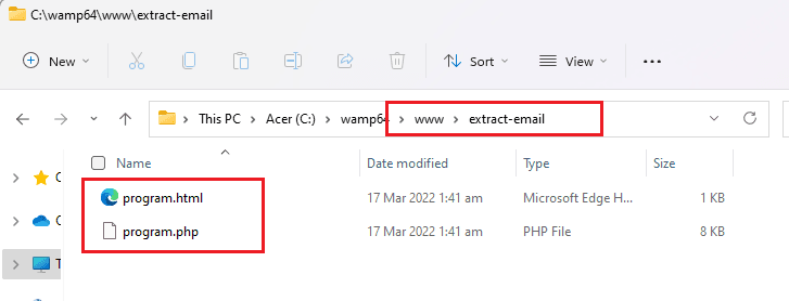 Store Source Code Samples In Folder